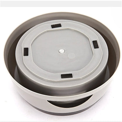 Pet Dog Bowls Floating Not Wetting Mouth Cat Bowl No Spill Drinking Water Feeder Plastic Portable Dog Bowl dog accessories