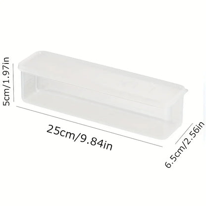 1/3/6pcs Refrigerator Side Door Storage Box Food Vegetable Fruit Eggs Fresh Organizer Household Kitchen Fridge Containers Boxes