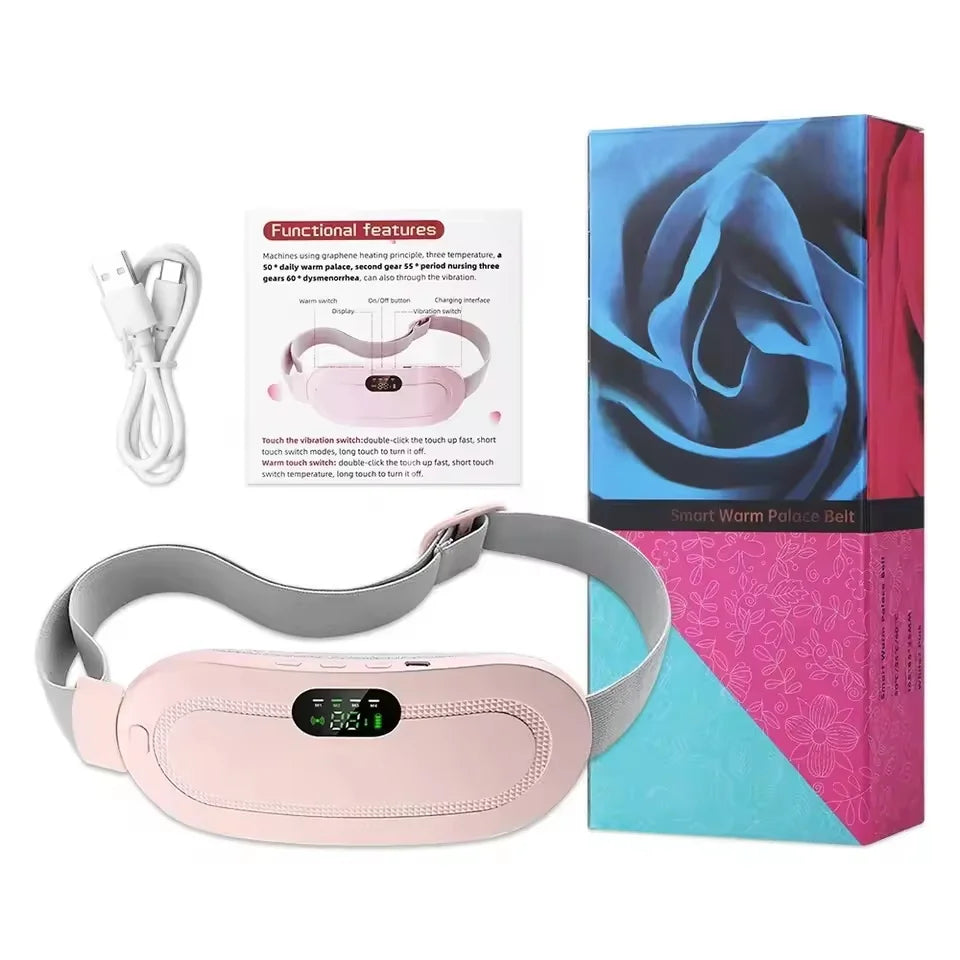 Menstrual pain relief waist massager, can alleviate pain in the uterus, abdomen, and waist, a gift for women and girls