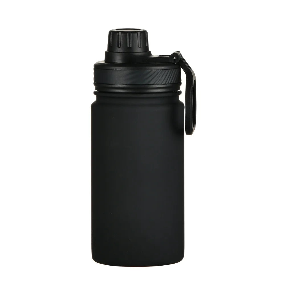 350ml Stainless Steel Sports Water Bottle, 316 Stainless Steel Sports Handle Cover, Outdoor Sports Insulated Thermos