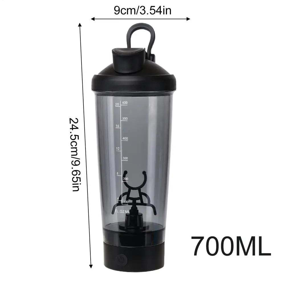 Protein Blender Gym Shaker Bottle Cup 23oz Leak Proof Portable Electric Rechargeable Bottle For Gym Workout Travel Sports