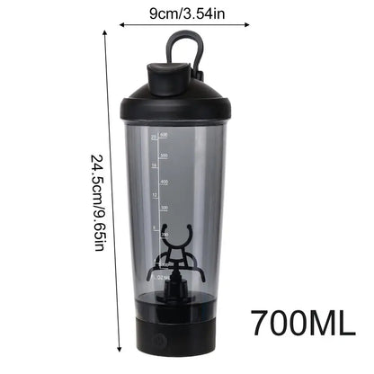 Protein Blender Gym Shaker Bottle Cup 23oz Leak Proof Portable Electric Rechargeable Bottle For Gym Workout Travel Sports