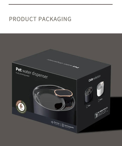 Pet Cat Water Fountain Automatic Cat Drinking Fountain USB Charge Electric Feeder Pet Water Dispenser for Cat Supplies