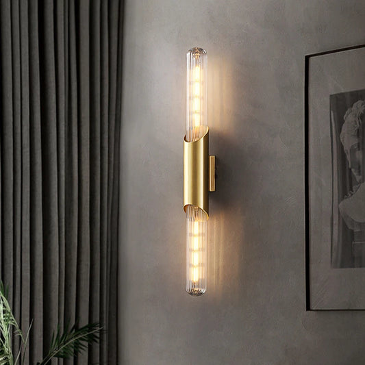 Nordic Luxury Wall Lamp E27 Bulb Is Used For Bedroom Mirror Stairs Bedside Wall Paintings Comfortable Lighting Decorative Lamps