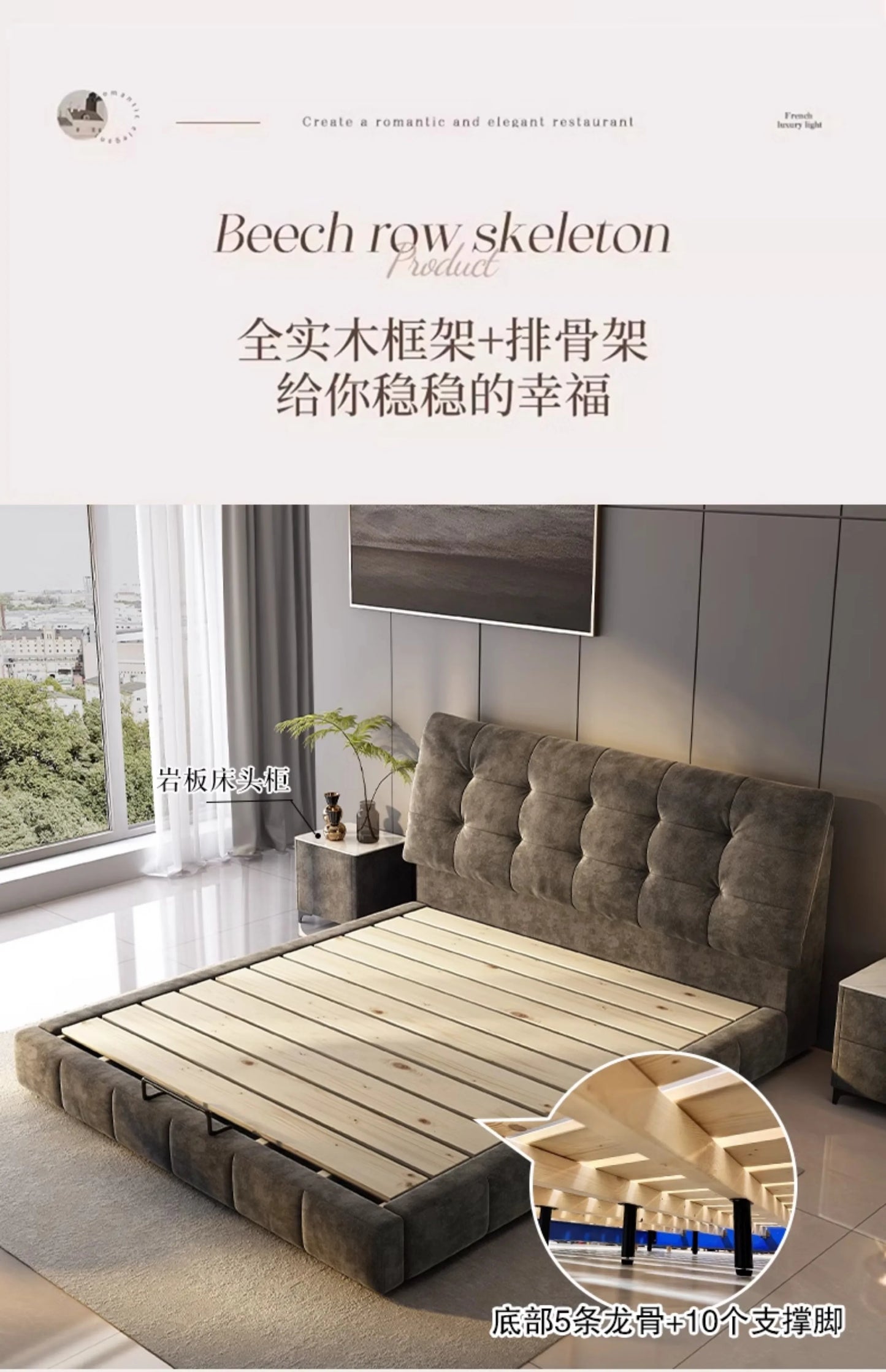 King Size Queen Double Beds Base Frame With Head Board Luxury Daybed Full Size 180x200 Double Bed Twin Home Bedroom Furniture