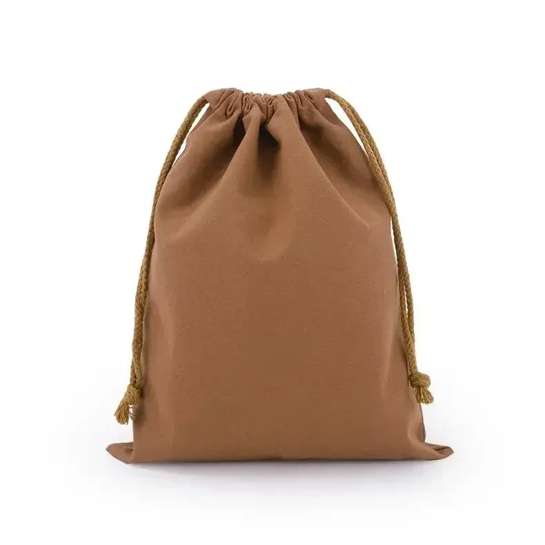 Reusable Drawstring Storage Bags, Organizer Pouch for Jewelry, Toys, Cosmetics Cotton Linen Drawstring Pouches Dustproof Sacks