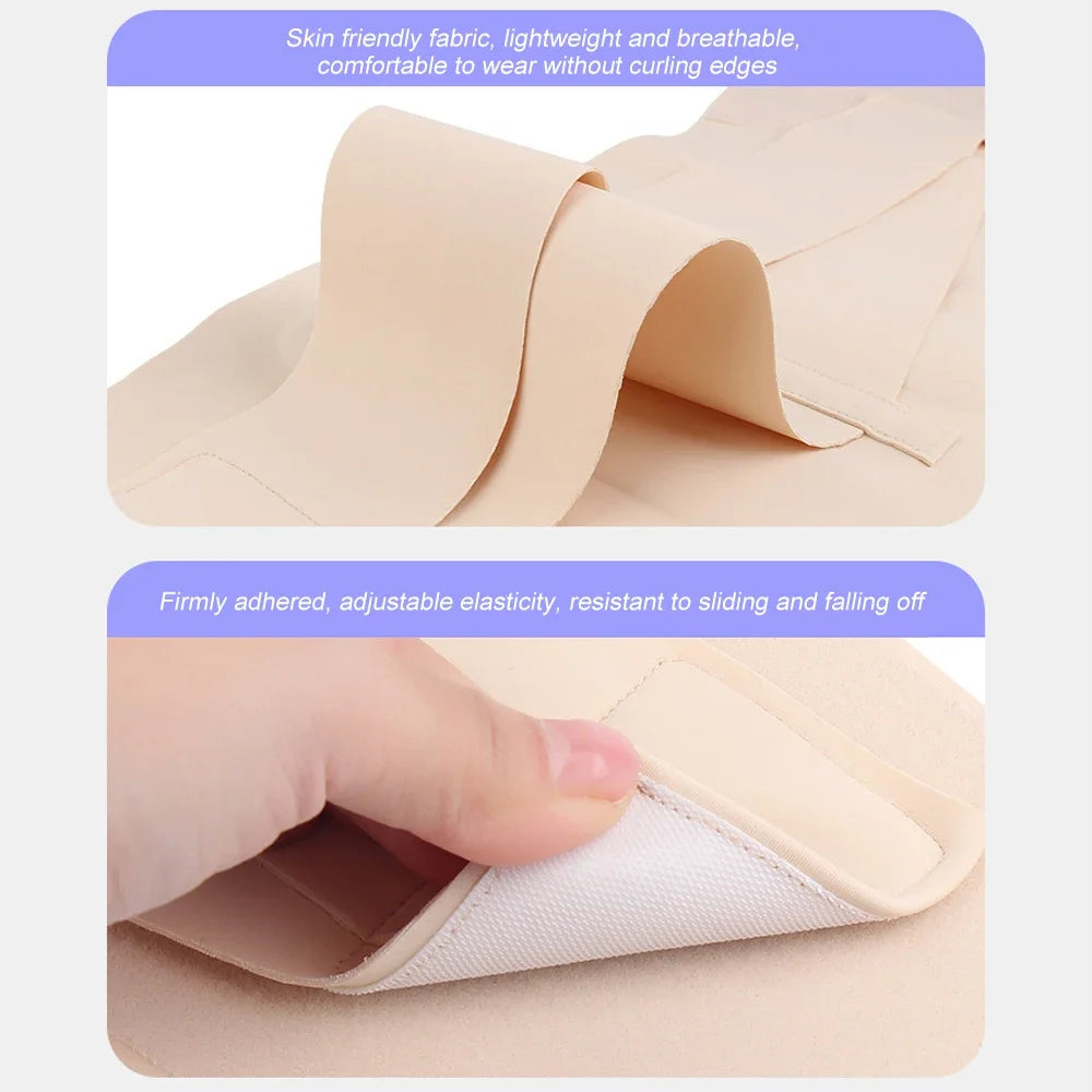 Sports Ultra Thin Back Brace with Lumbar Pad, Seamless Yoga Fabric, Back Brace for Lower Back, Waist Brace for Lower Back Pain