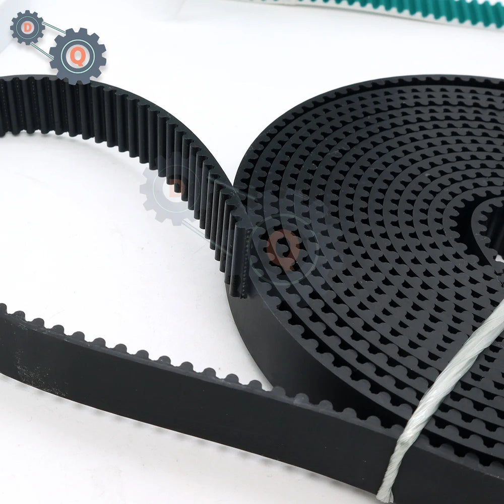 HTD 5M Open Belt PU 5M Timing Belt Open Conveyor Belt 15mm 20mm Polyurethane with Steel Core Belt for CNC Belt HTD5M Pulley Belt