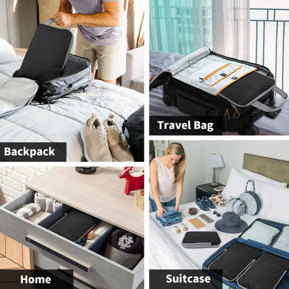 Compression Packing Cubes,Travel Packing Cubes for Carry on Suitcases, Expandable/Compression Bags for Clothes Travel Accessorie