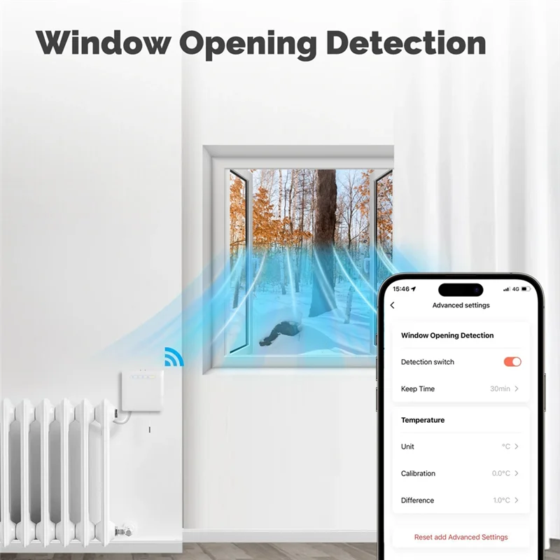 A19F-Wifi Smart Thermostat For Pilot Wire Heating Radiator For Ecowatt Electricity Monitoring App Remote Control