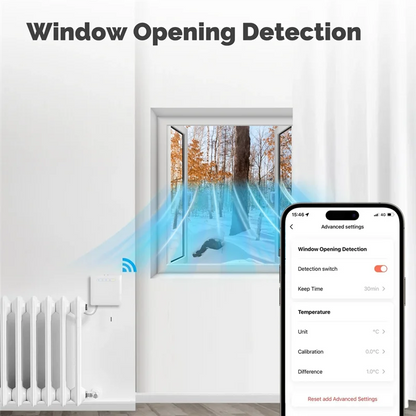 A19F-Wifi Smart Thermostat For Pilot Wire Heating Radiator For Ecowatt Electricity Monitoring App Remote Control