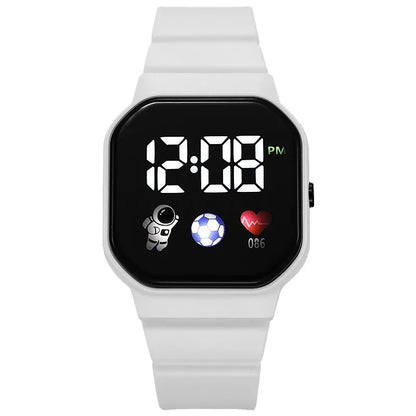 LED electronic watch, children's multifunctional electronic watch