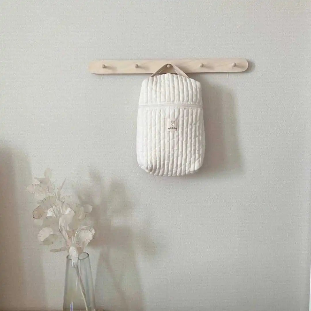 Portable Stroller Nappy Bag Quilted Baby Diaper Caddy Organizer Embroidered Mommy Bags Babies Accessories Changing Bag Storage