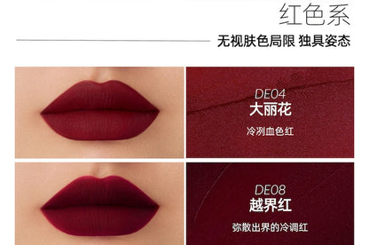 Kaleidos Lipstick Lip Cream Matte Velvet Nude Colours Lip Mud Waterproof Lip Gloss Long Lasting Lip Stain