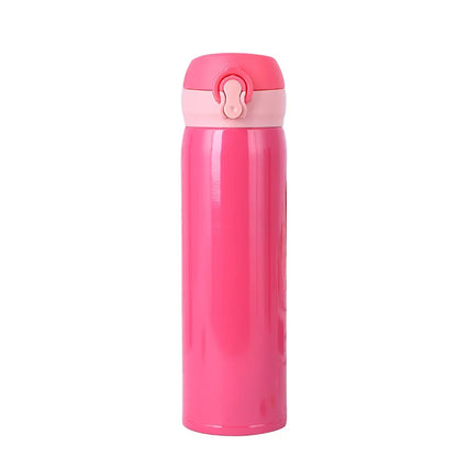Stainless Steel Vacuum Flask Light Weight Student Thermos Portable Bottle Student Water Cup 350ml