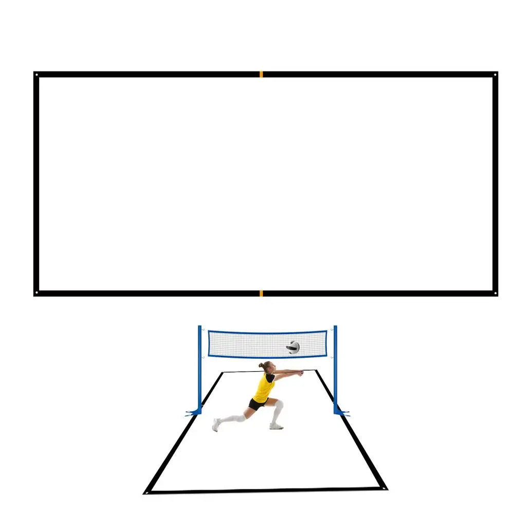 Beach Volleyball Lines Heavy Duty Court Boundary Lines Portable Sports Supplies Reusable Outdoor Play Accessories For Daily