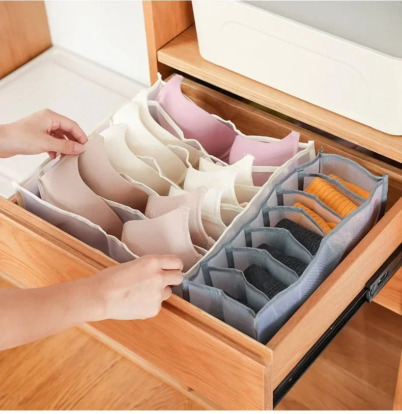 Closet Organizer Underwear Organizer for Wardrobe Clothes Organizers Cabinets Drawer Organizers Bra Socks Storage Organizer Box