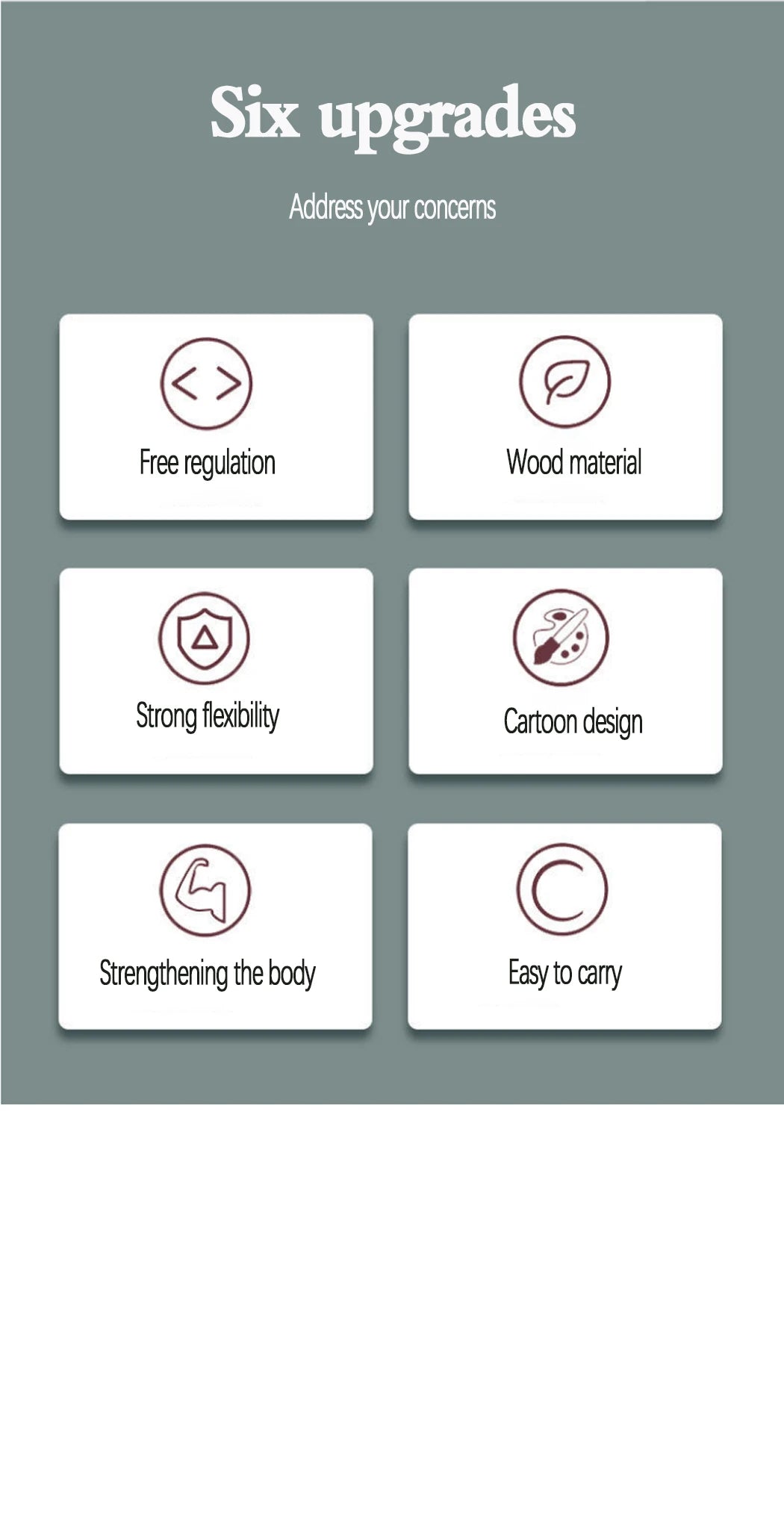 Children's Sports Adjustable Cotton Rope  Ropes Sport Fitness Lovely Cartoon Skipping Natural Wooden Handle Fillet Design