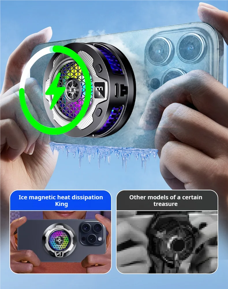 SL15 New Mobile Phone Radiator for Mobile Phone Phablet Fan Semiconductor Mobile Phone Cooler Gaming Cooler Mobile Phone