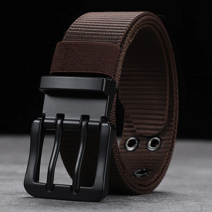 Lengthened needle buckle canvas belt belt man belt simple business students young  belt women with fat cloth belt