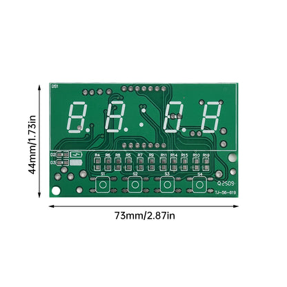 DIY Digital Clock Kit DC 5V Mini Weather Clock Soldering Practice Electronic Multifunctional DIY Alarm Clock Kit