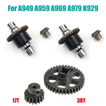 WLtoys A949 A959 A969 A979 A959-B A969-B A979-B RC Car spare part Car bottom A949-23/A959-B-27 Upgrade metal differential Parts