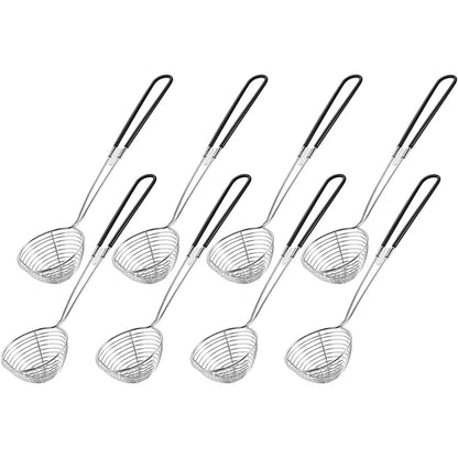 Hot Pot Strainer Scoops, Stainless Steel Hot Pot Strainer Spoons Mini Mesh Skimmer Spoon Strainer Ladle With Handle