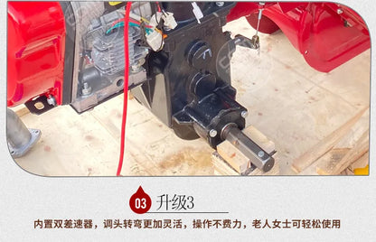 Fully automatic corn single-row harvester, household small hand-held corn harvester with corn stalks