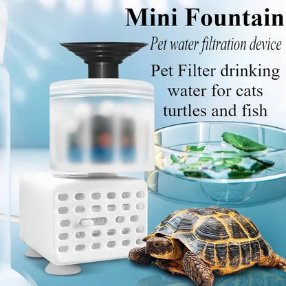 Cat Water Fountain Filter USB Water Pump Filter Pets Turtle Water Dispenser Micro Brushless Mini Silent Submersible Pump
