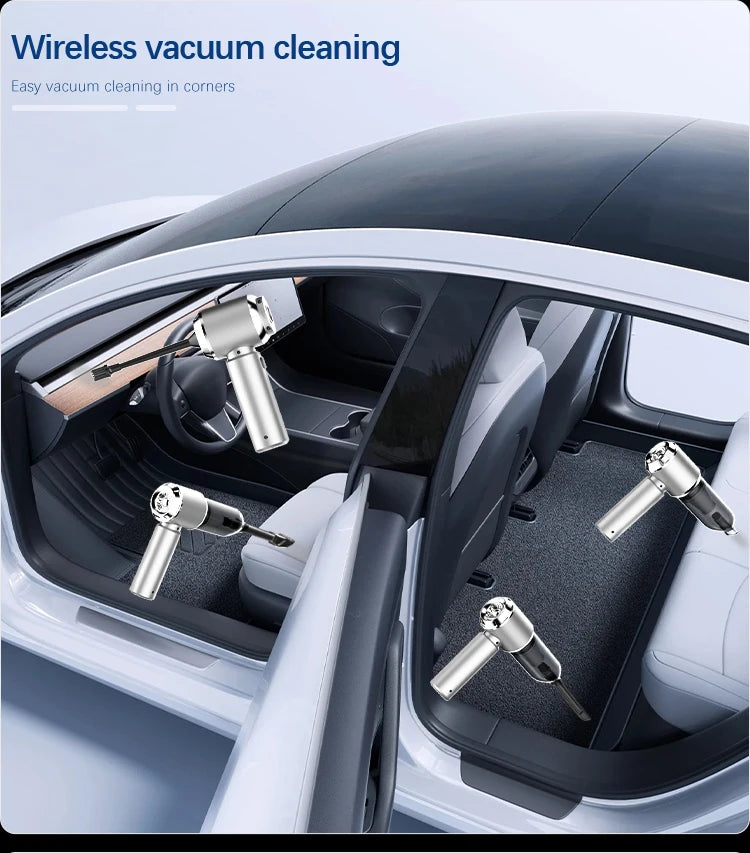 SZUK 985000PA Car Vacuum Cleaner Wireless Mini Handheld Strong Suction Cleaning Machine Portable Vacuum Cleaner for Car Home