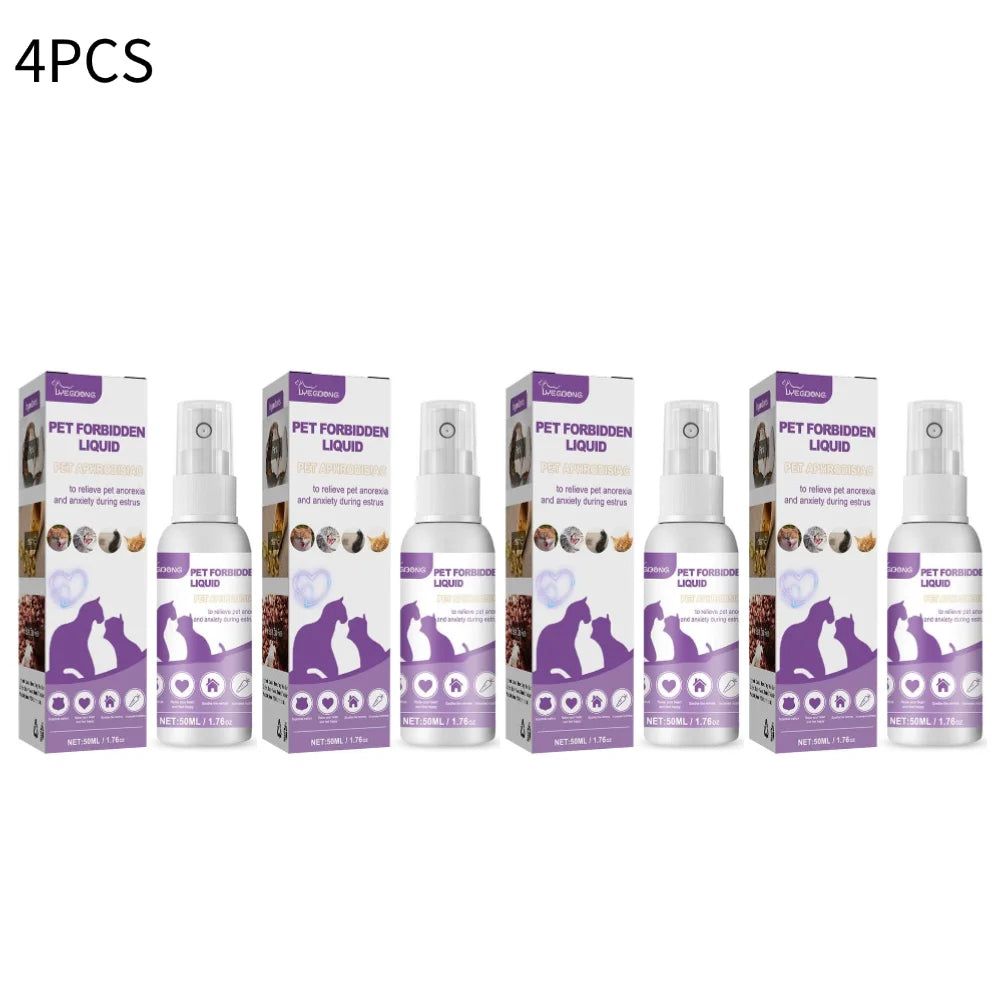 Pet Calming Spray Pet Supplies Pets Pheromone Calming Spray Improve Estrus Agitation Pet Anxiety Relief Spray Cat Dog Health