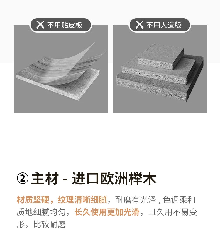 Solid wood bed 1.8 meters double  master bedroom Nordic room modern simple single bed 1.2m 1.5m