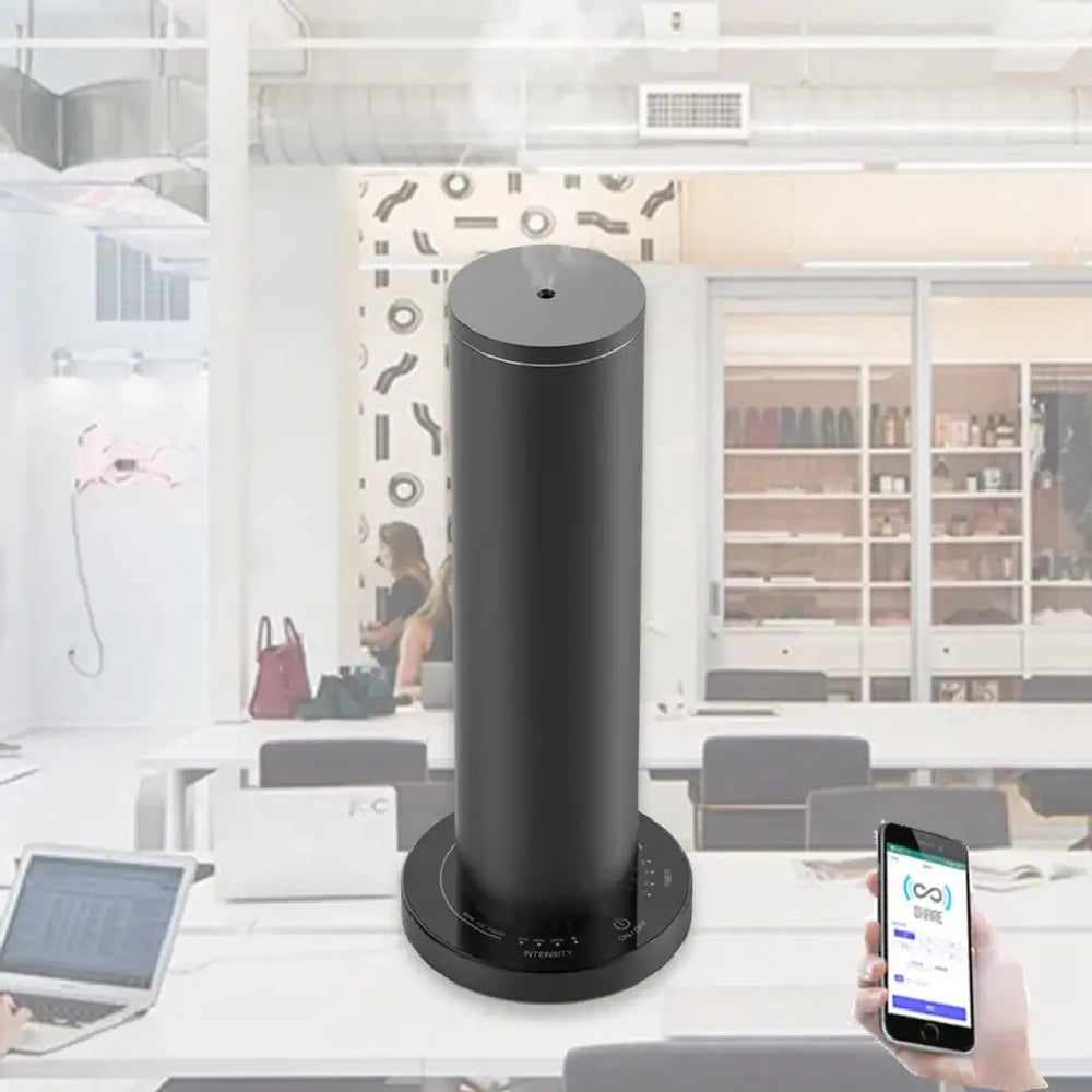 Smart Aroma Diffuser Hotel  Air Humidifier Essential Oil Diffuser APP Bluetooth Vertical Atomization Timing Fragrance Machine