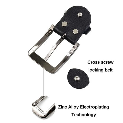 1Pcs New Men Belt Buckle Zinc Alloy Buckle Genuine Leather Buckle 2.5/3.5/4 cm Belt Head Men Fashion Apparel Accessories