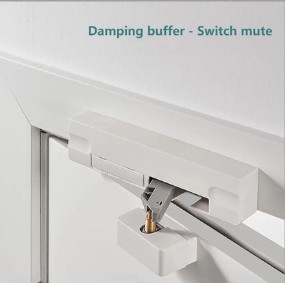 Door Buffer Damper Hydraulic Door Closer Wooden Door External Door Opening Household Silent Automatic Closing Anti-pinching