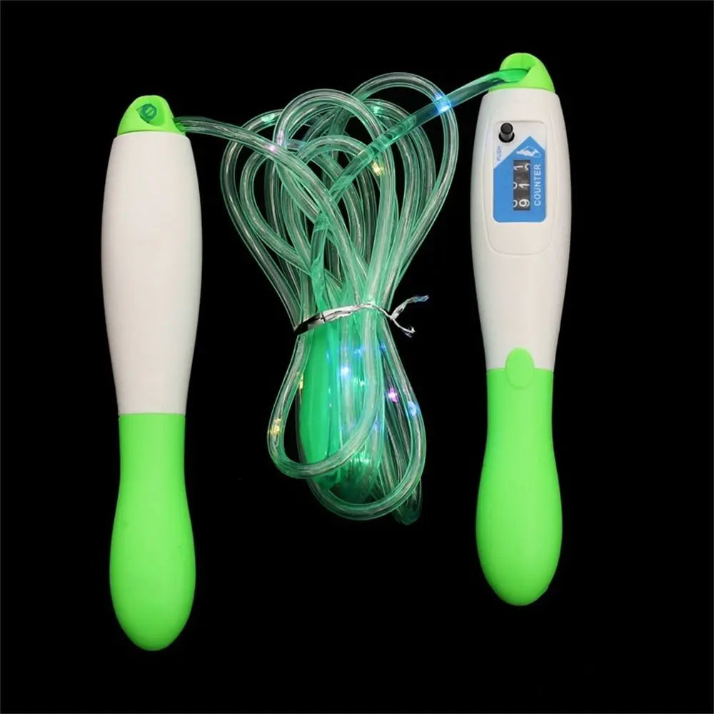 Luminous LED Jump Ropes Fun Fitness Enhance Flexibility Glowing Skipping Rope Coordination Counting Light Up Jump Ropes