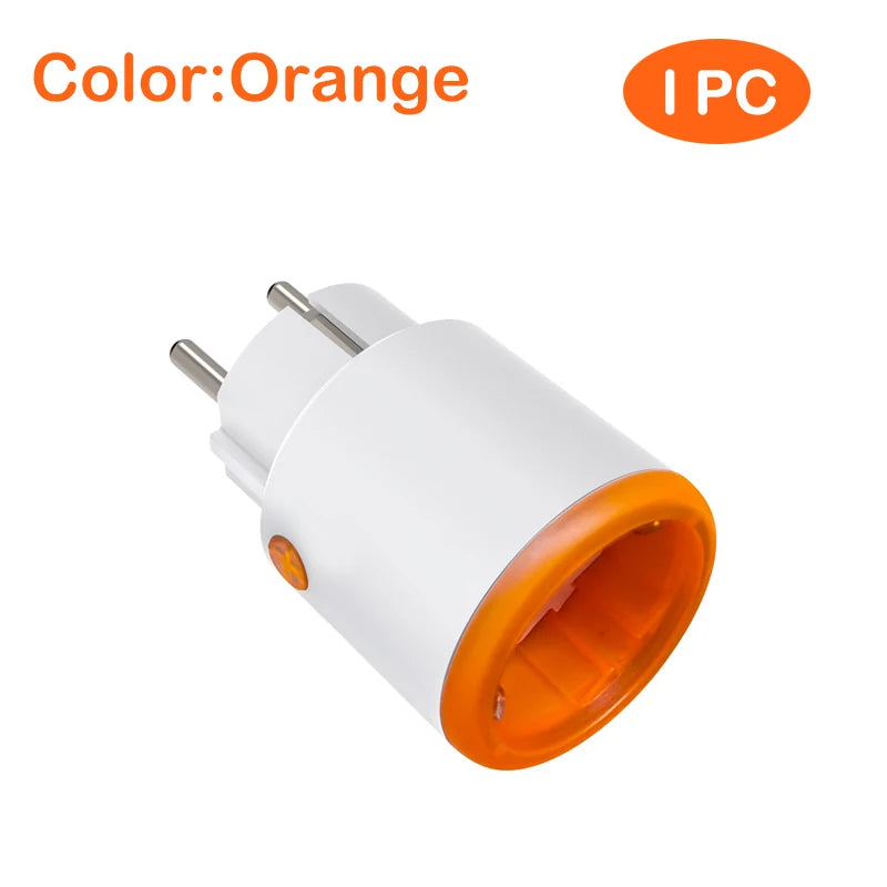 Smart Zigbee Plug Socket 3680W 16A Power Energy Monitoring Timer Switch EU Outlet Home Assistant Zigbee2mqtt