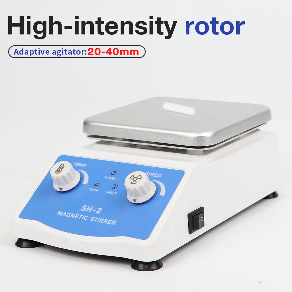 Magnetic Stirrer With Heating Digital Display Thermostatic Stirrer Laboratory Hot Plate Magnetic Mixer 2L 1600rpm Adjustable