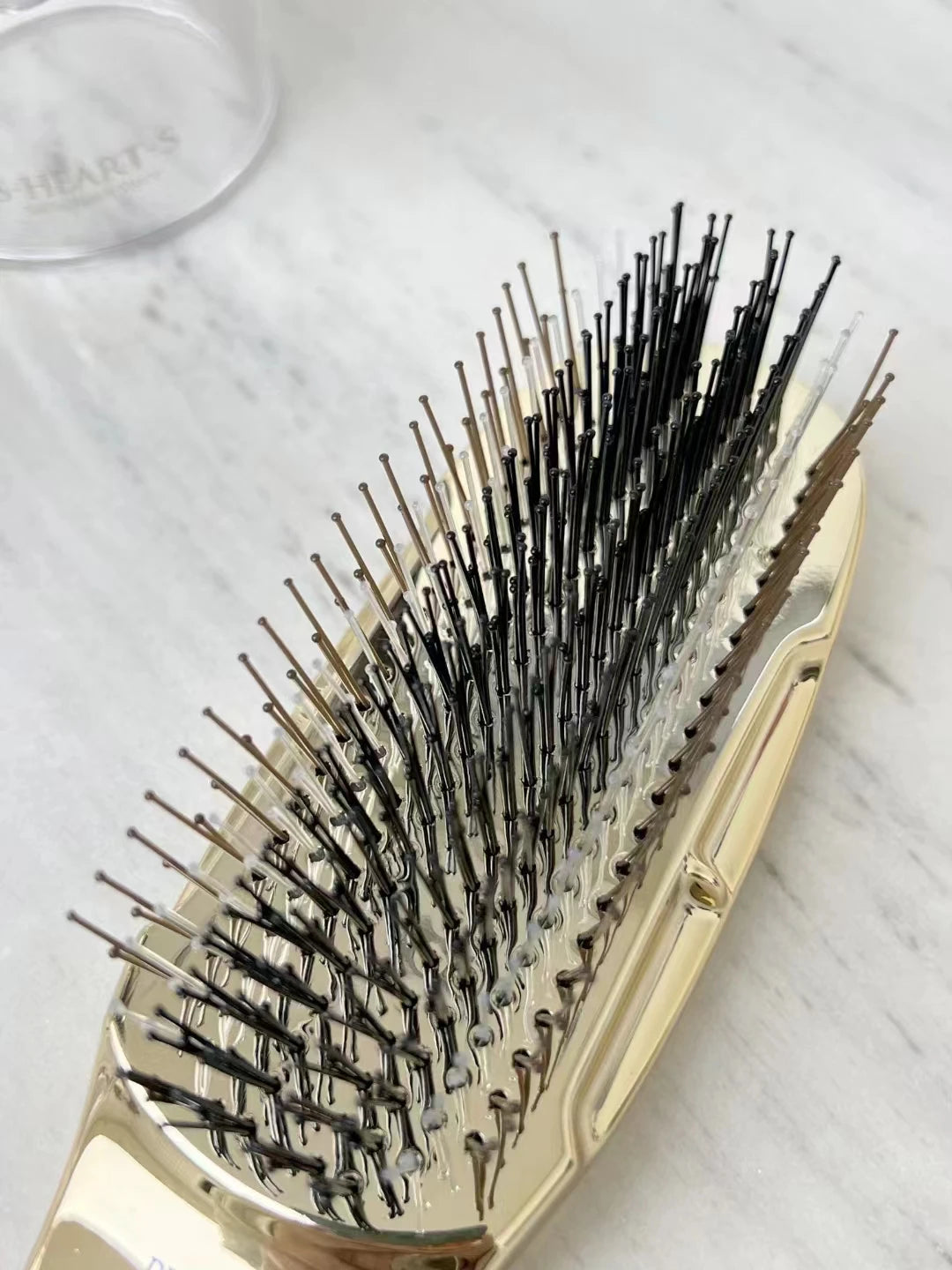 S Heart S Scalp Brush World Model (Short) Gold Black Silver New Package from Japan