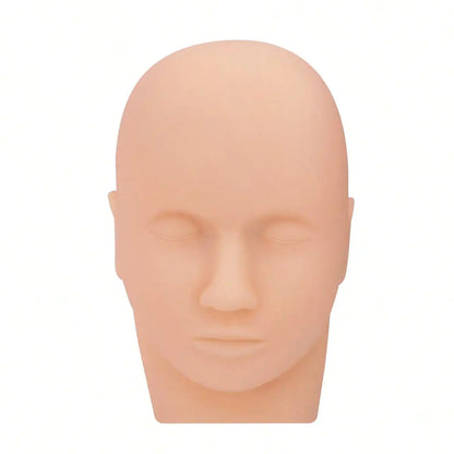 Lash Mannequin Head Flat Head Doll Head Manakin Eyelids For Lash Practice Eyelash Mannequin Doll Face Head