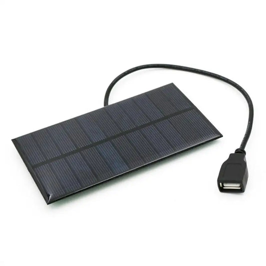1.65W 5.5V Portable Solar Panel Charger Portable Solar Panel Mini 5.5V Solar Charger Outdoor Hiking Solar Panel for Phone Tablet
