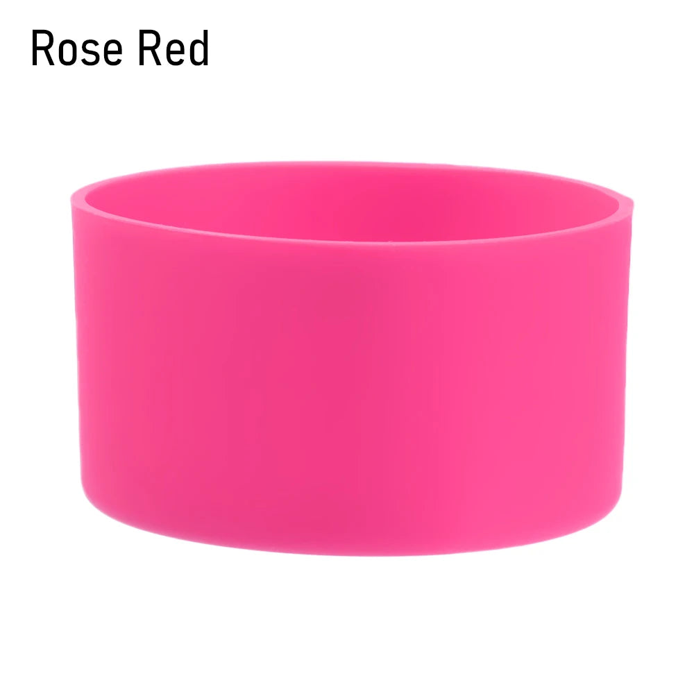 Slip-proof Bottle Silicone Boots Sleeves For 12OZ 18OZ 21OZ 24OZ Hydro Flask Water Bottle Cup Lid For Outdoor Camping Hiking