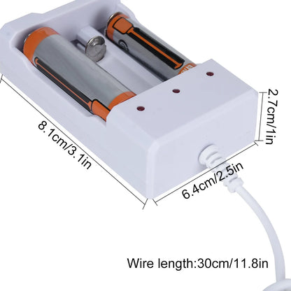 New high-speed USB 3/4 slot fast rechargeable battery charger short circuit protection AAA and AA rechargeable battery station
