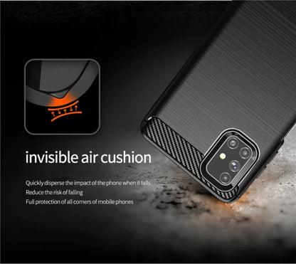 For Samsung Galaxy M51 Case For Samsung M51 A12 A42 A32 S21 S20 FE Cover Shockproof Silicone Protective Bumper For Samsung M51