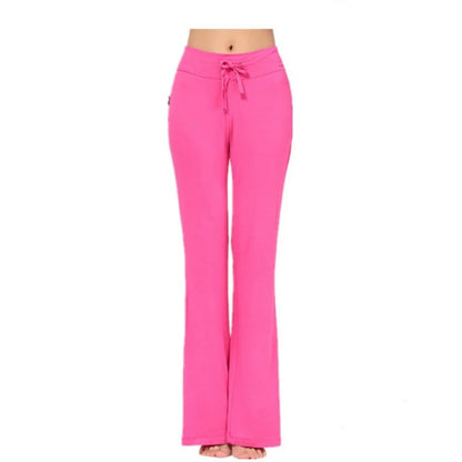 2025 New Elegant Women's Pants Palazzo Flared Wide Killer High Waist OL Ladies Career Long Trousers