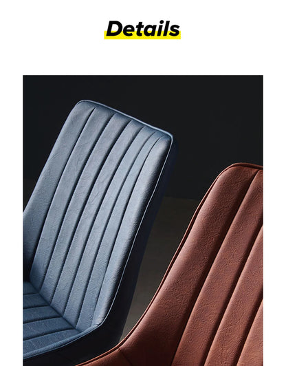 Nordic light stool leather soft dining chair kitchen dining room back chair dining room back chair restaurant is free shipping