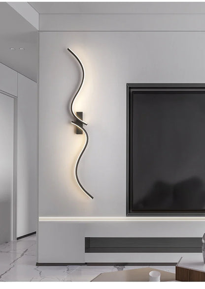 Modern Wall Lamp Letter LED Decorative Lights Nordic Living Room Wall light Corridor Hang Lamp Home Decoration Lighting Fixtures