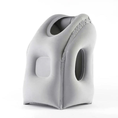 Inflatable Travel Pillow Portable Headrest Chin Support Cushion Airplane Train Office Car Rest Nap Pillow Creative Neck Pillow
