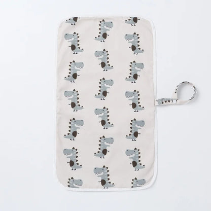 HappyFlute 35*60CM Washable Baby Diaper Changing Mat Soft 100%Polyester Portable Changing Pad Waterproof Cover Mattress For Baby