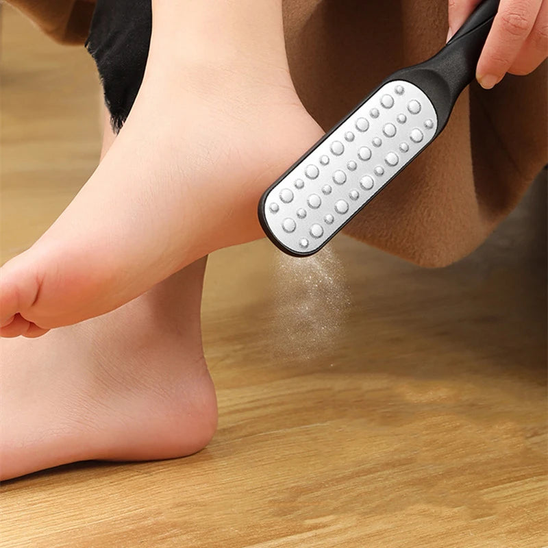 Professional Foot Scraper Stainless Steel Foot Care Pedicure Scraper Portable Nail Clipper Exfoliating Dead Skin Calluses Tools